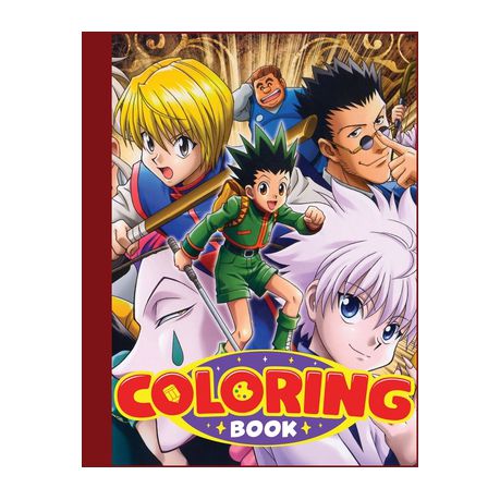 Hunter x hunter coloring book adorable coloring filled with characters gon killua hisoka chrollo manga universe for boys and girls shop today get it tomorrow