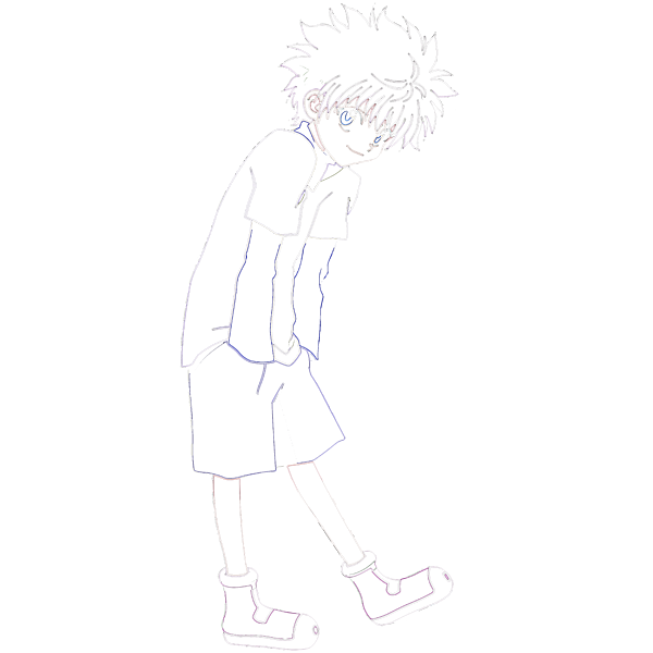 Hunter x hunter killua zoldyck art prints online buy art prints online prints for sale art prints sticker by favor ama