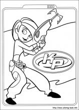 Kim possible coloring pages on coloring