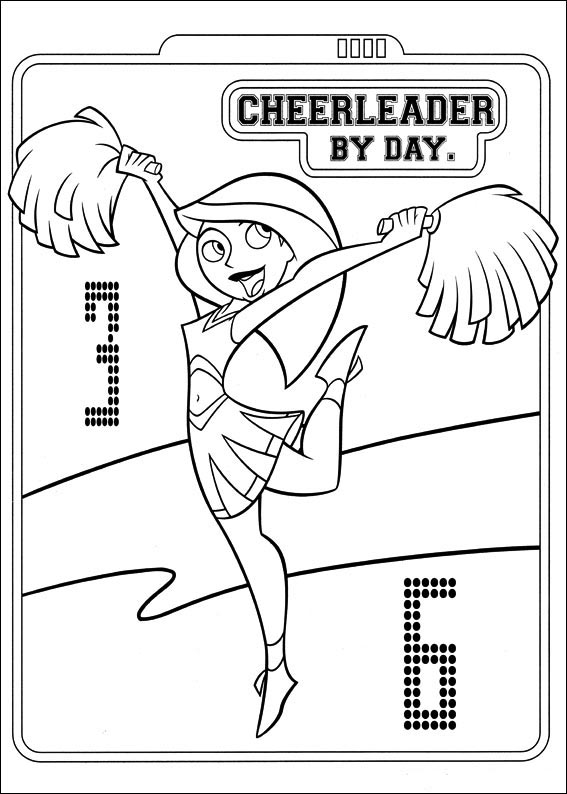 Coloring pages kim possible