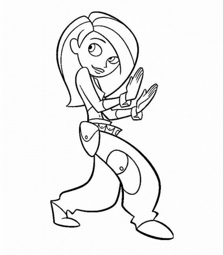 Kim possible coloring pages superhero coloring pages superhero coloring kim possible