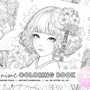 Kimono coloring page