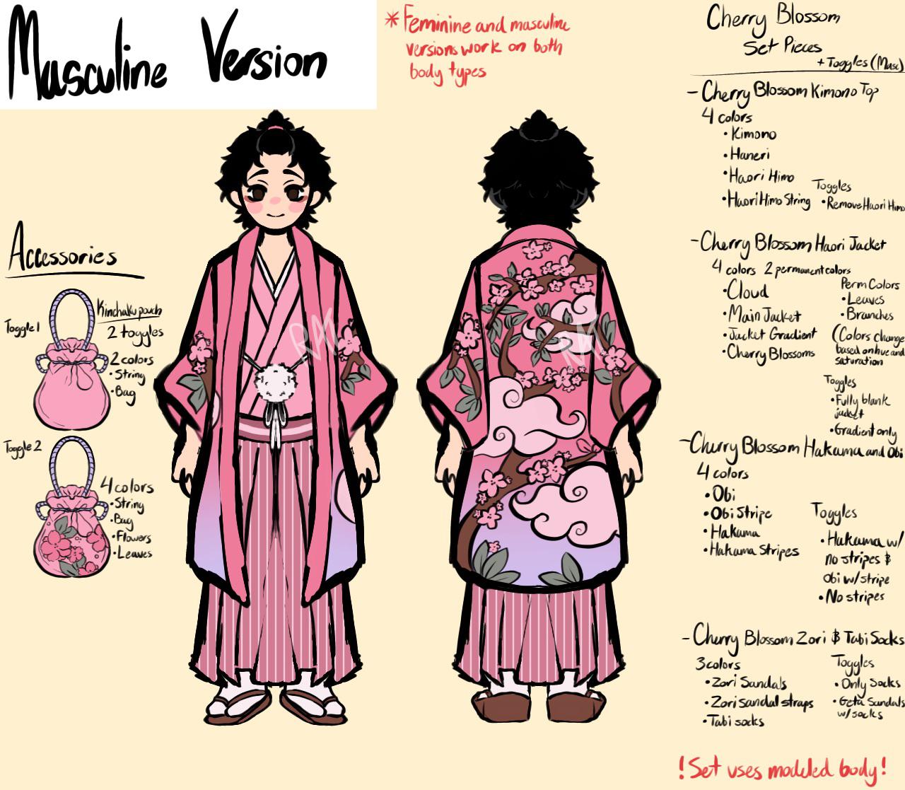 I made a full rework concept of the cherry blossom kimono its been a goal of mine for awhile to finish and i think it turned out well rroyalehighroblox