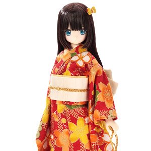 Ex cute family kimono selection wakaba fashion doll