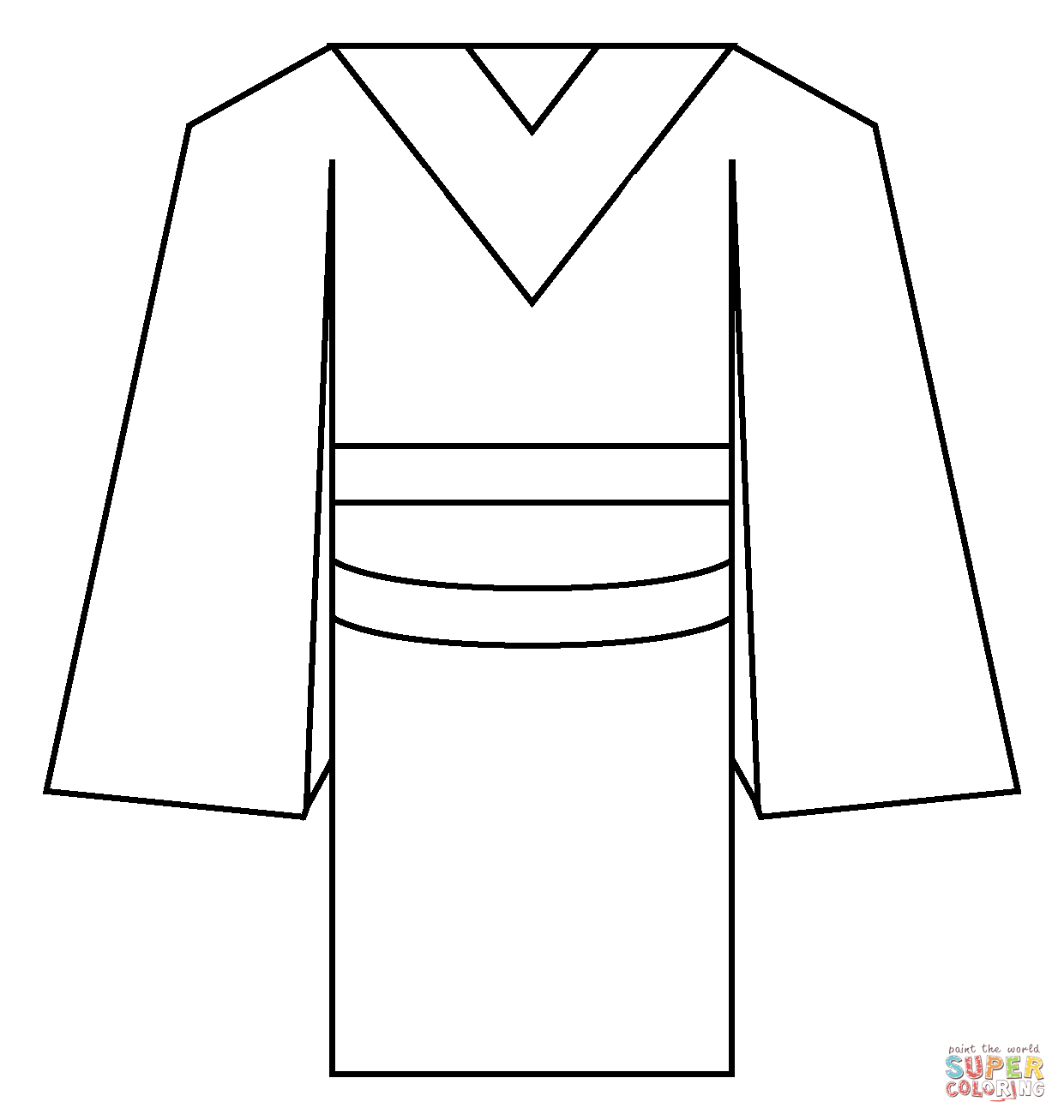 Kimono emoji coloring page free printable coloring pages