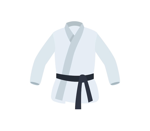 Premium vector martial arts uniform vector isolated icon karate kimono emoji illustration martial arts uniform