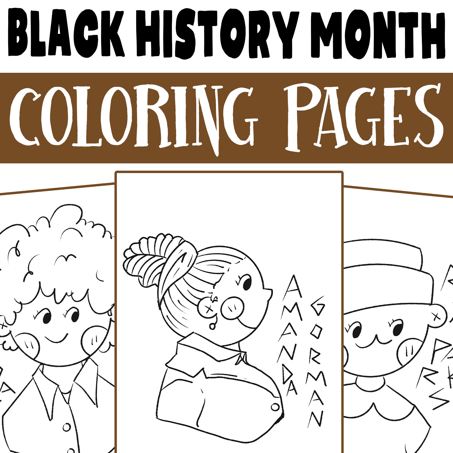 Black history month coloring pages african history coloring worksheets copy made by teachers