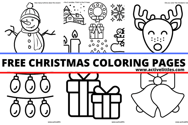 Free christmas coloring pages