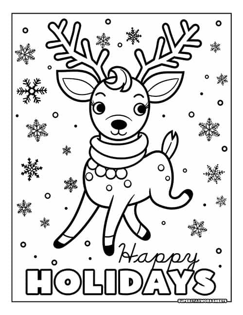 Christmas coloring pages