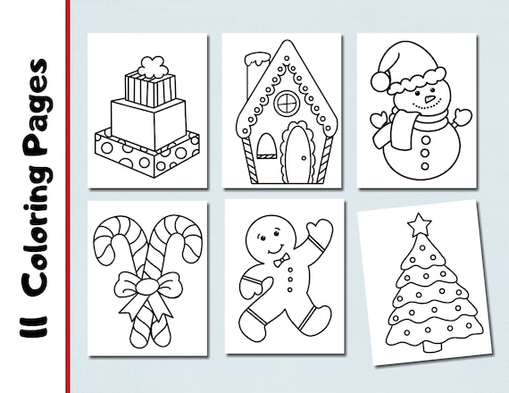 Christmas coloring kids coloring pages christmas coloring pages holiday coloring snowman santa penguin candy canes