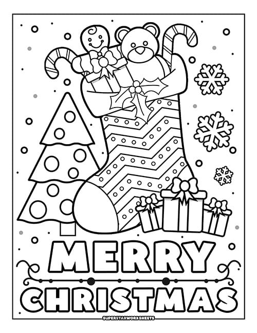 Christmas coloring pages