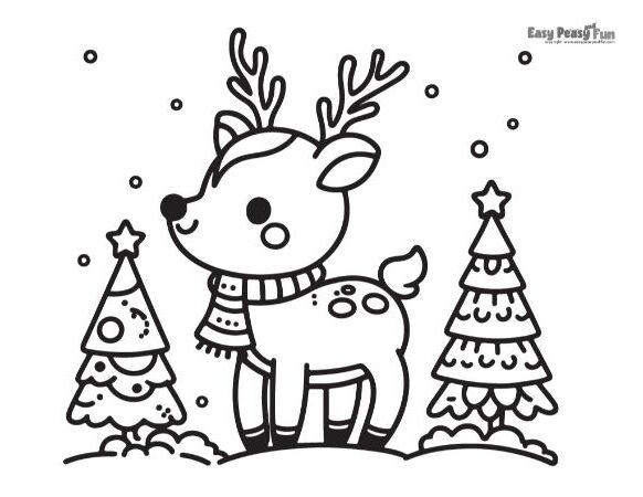 Printable christmas coloring pages