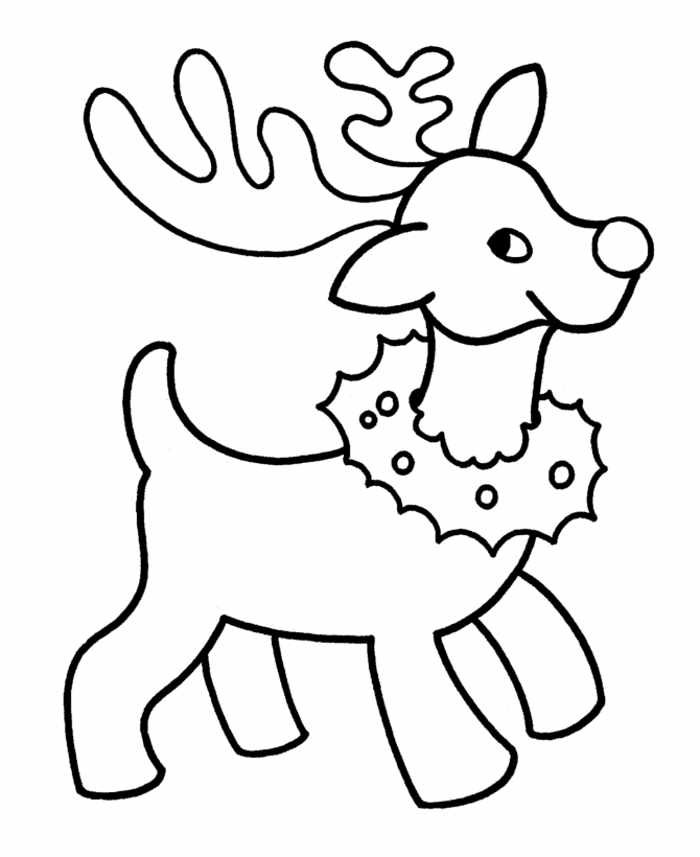 Christmas coloring pages for preschoolers