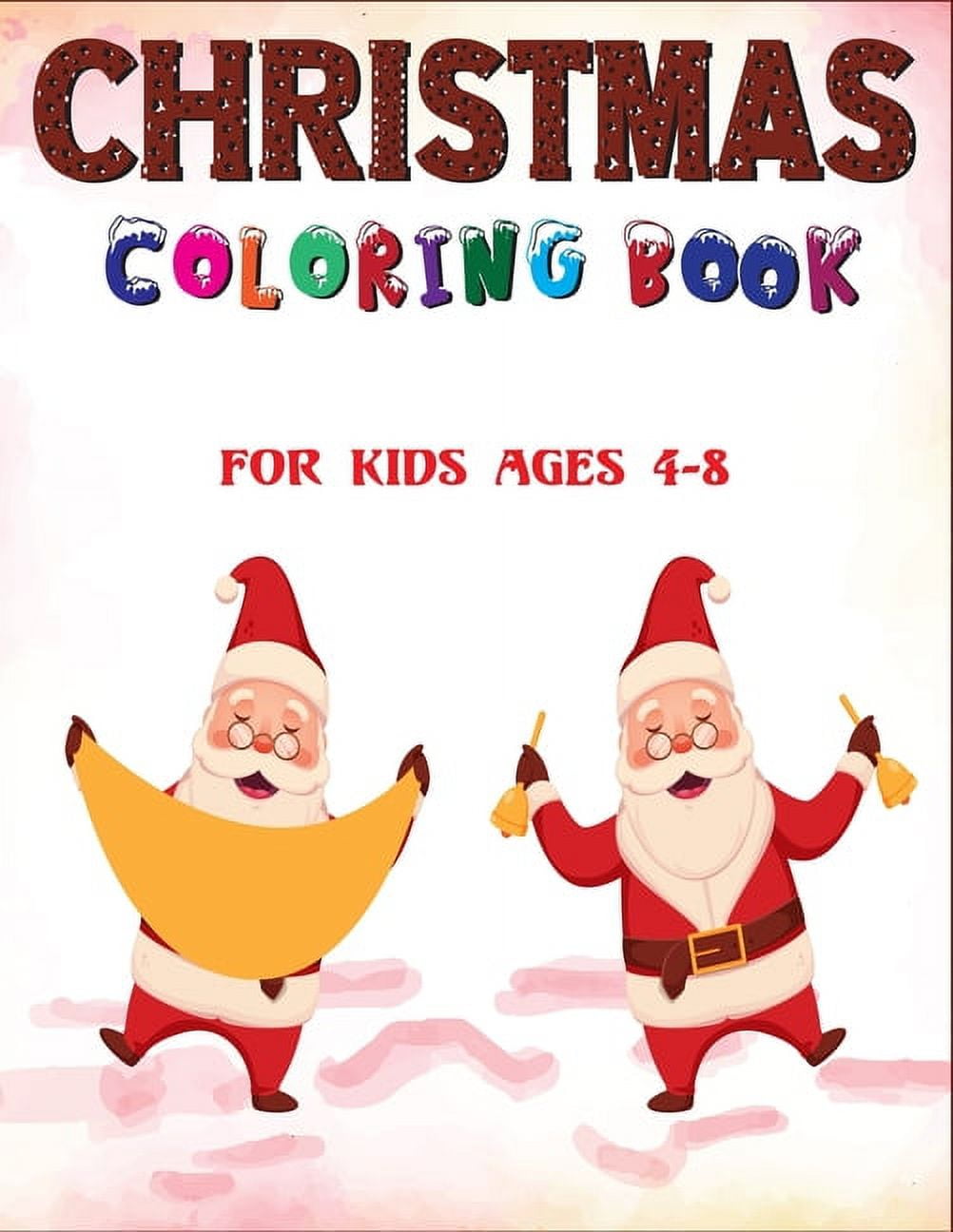 Christmas coloring book for kids ages