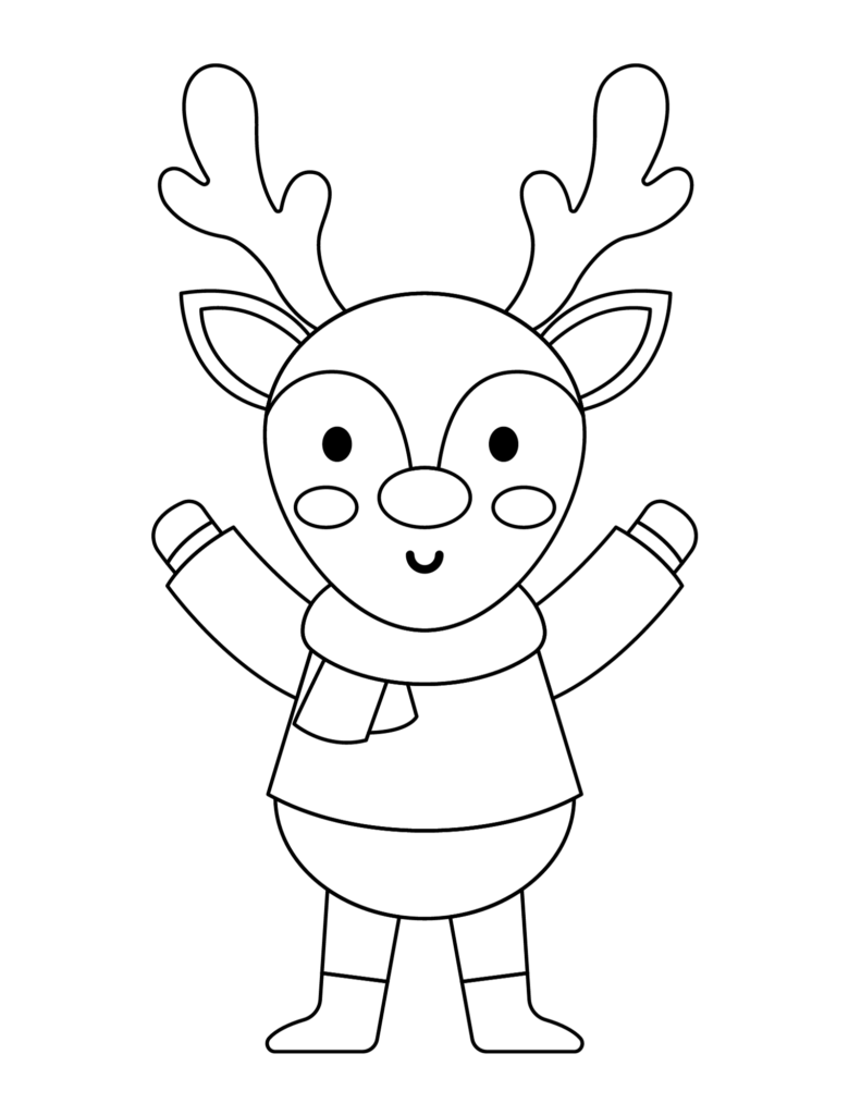 Free printable christmas coloring book baking you happier