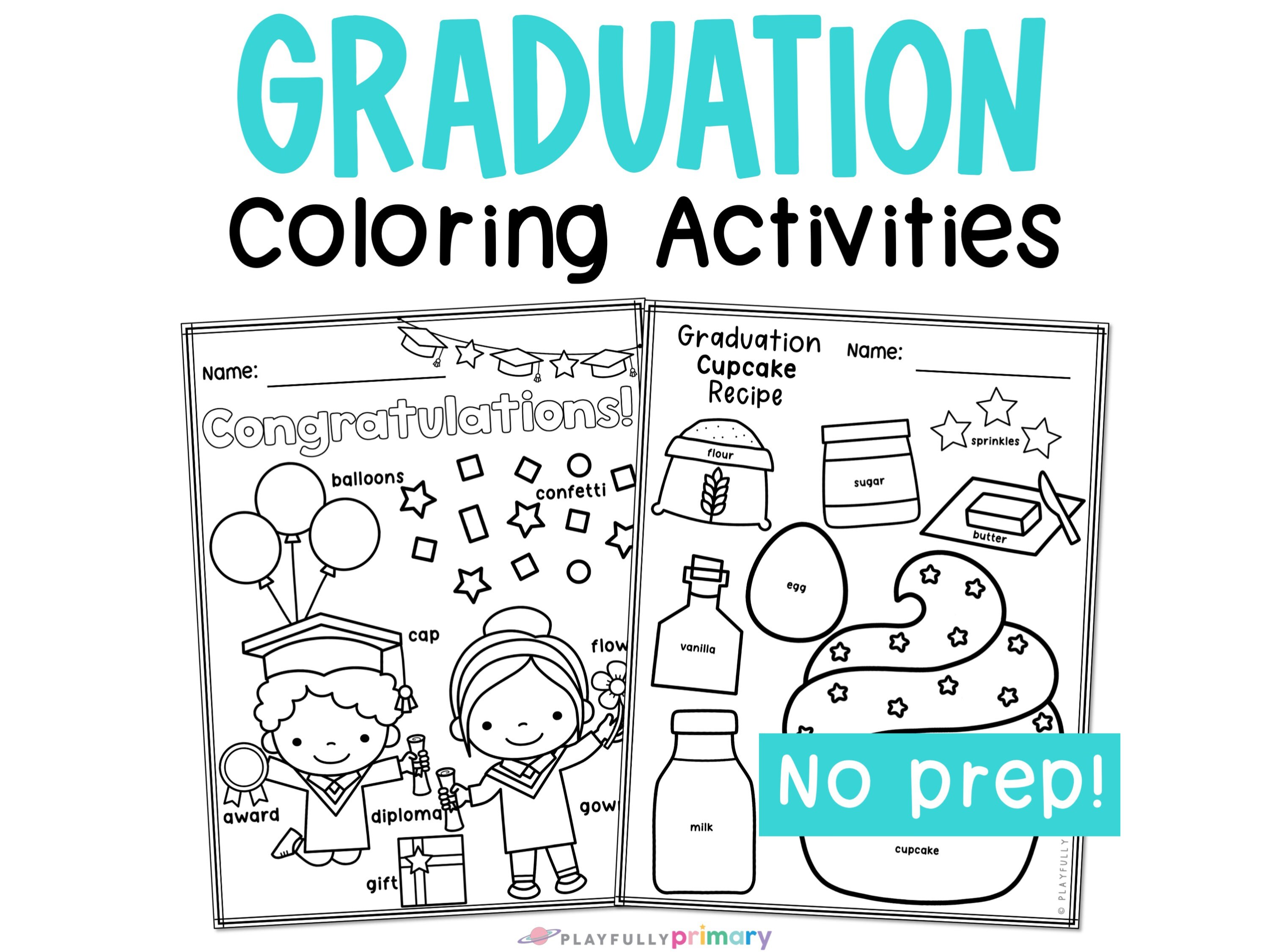 Graduation coloring sheet kindergarten graduation coloring page end of year coloring page end of the year coloring pages