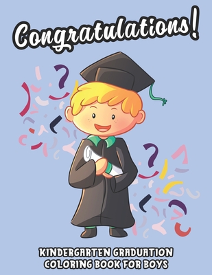 Kindergarten graduation coloring book for boys a graduation gift for graduating preschool boys paperback barrett bookstore