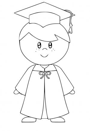 Free printable graduation coloring pages for adults and kids