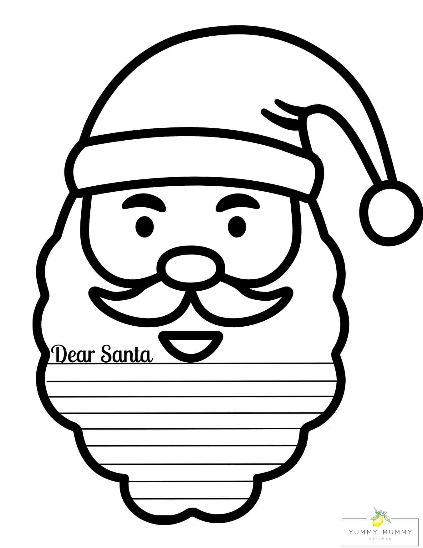 Letter to santa template