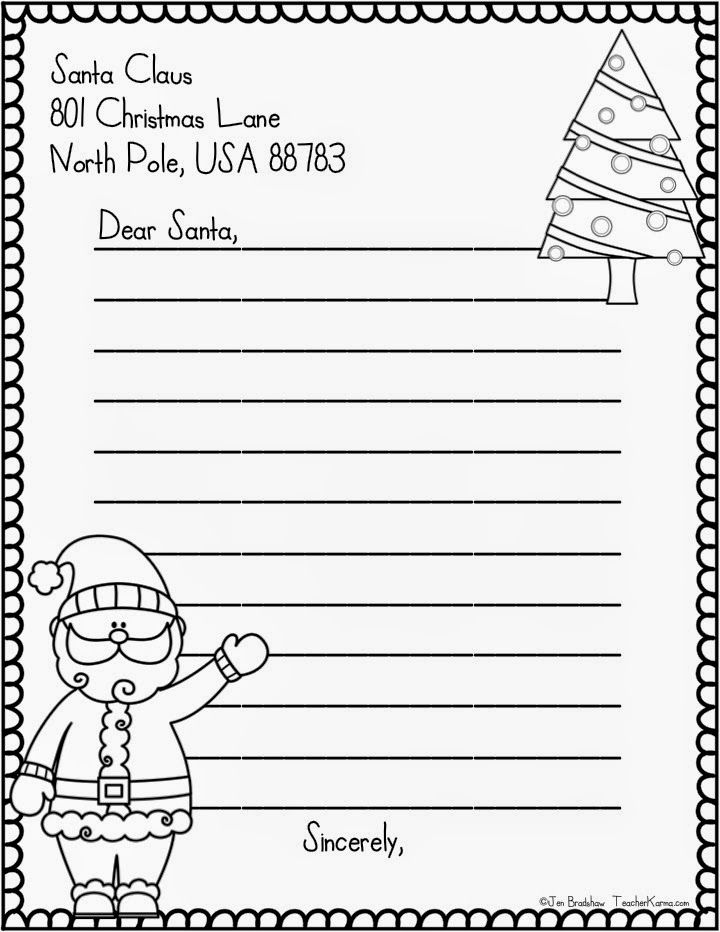 Letter to santa template free santa letter template free santa letter template santa template