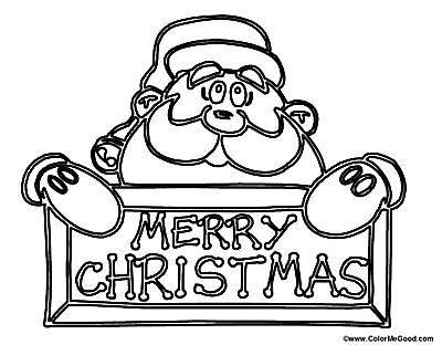 Free santa coloring pages and printables for kids