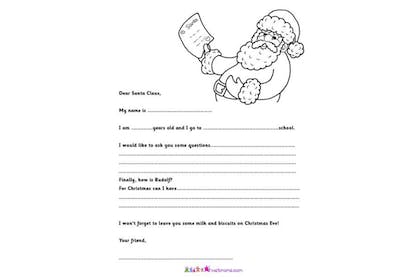 Letters to santa free printable templates and ideas