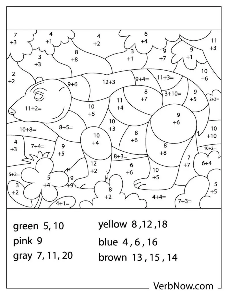 Free math coloring pages book for download printable pdf