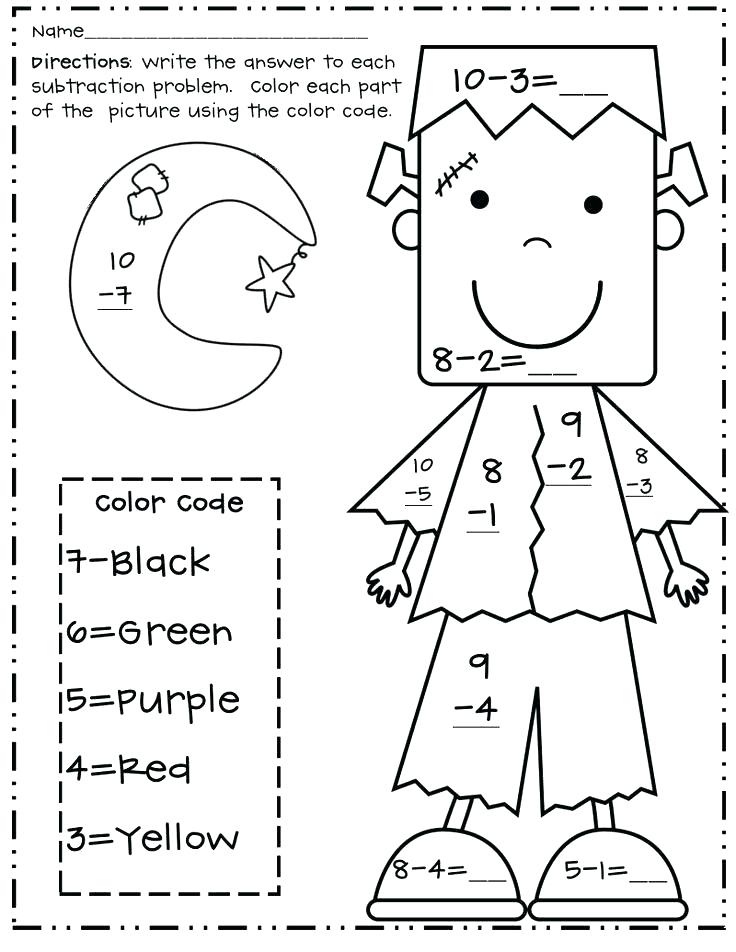 Math coloring pages