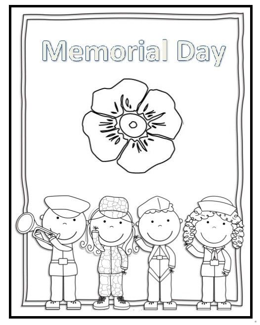 Memorial day coloring pages for kids memorial day coloring pages preschool coloring pages memorial day activities