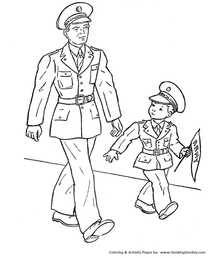 Memorial day coloring pages