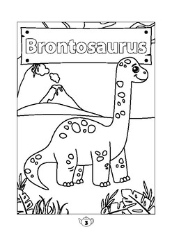 Kindergarten worksheets dinosaur