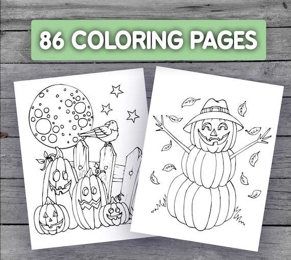 Printable halloween coloring pages for kids preschool kindergarten pdf