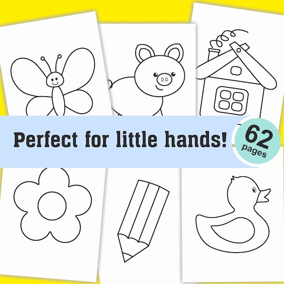 Printable coloring pages for kids toddlers preschoolers coloring book coloring page preschool kindergarten homeschool printables instant download