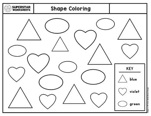 Coloring worksheets for preschool