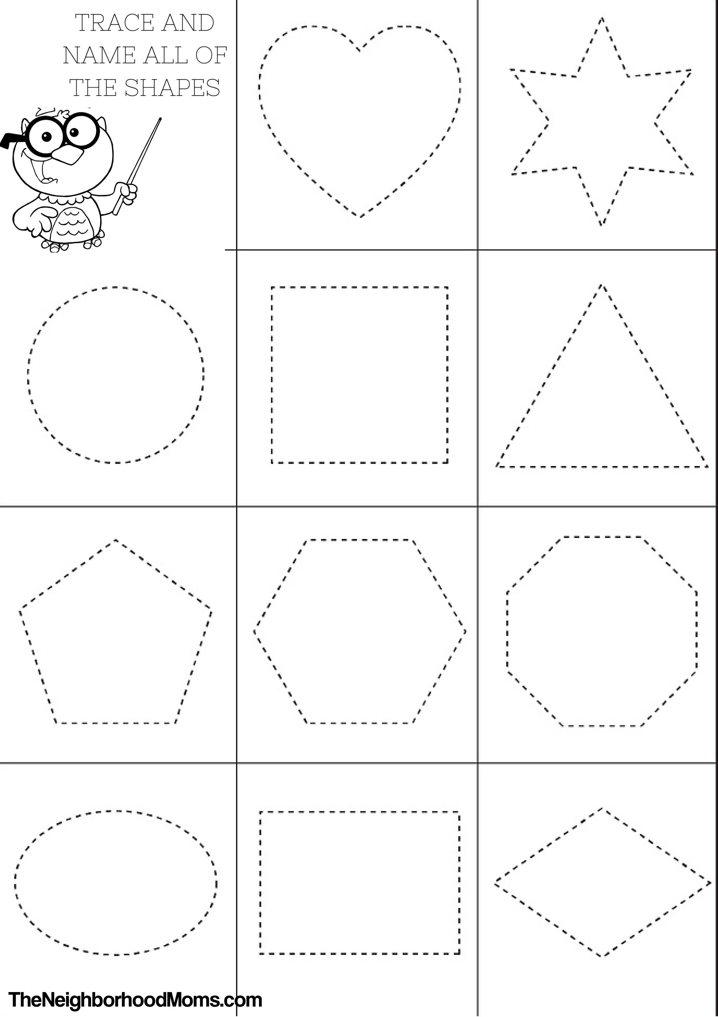 Shapes coloring pages printable printable shapes shapes worksheets shape coloring pages