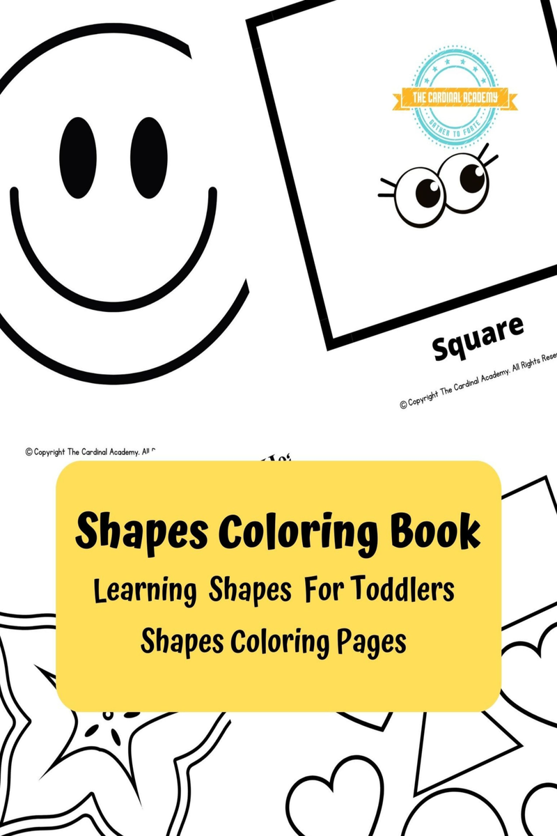 Shapes coloring book