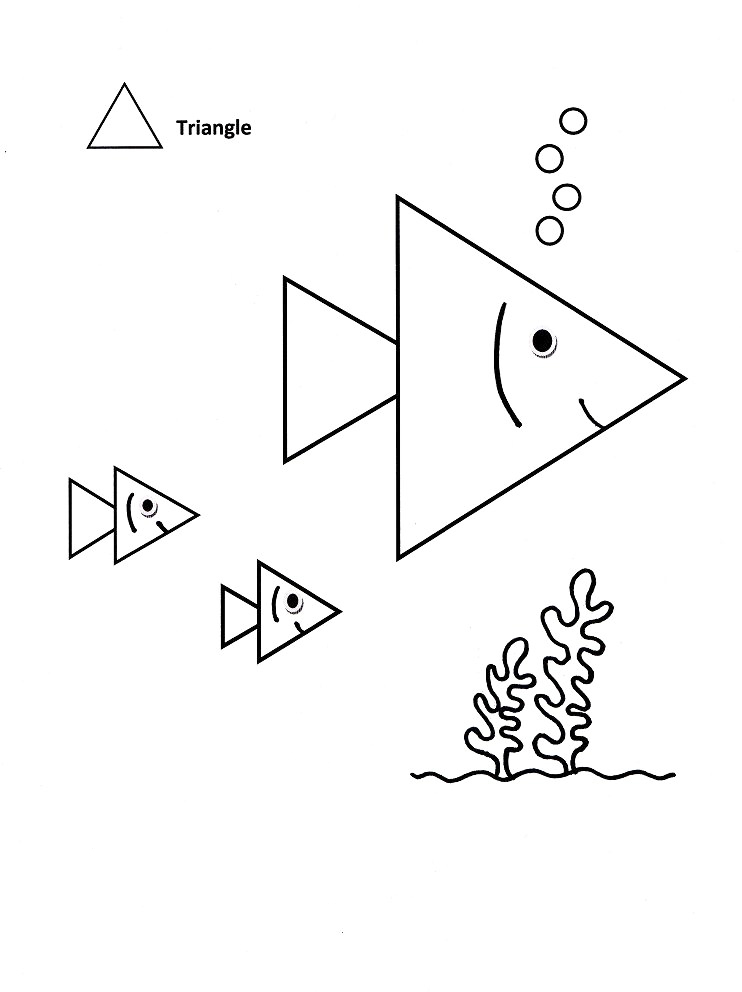 Free printable shapes coloring pages for kids