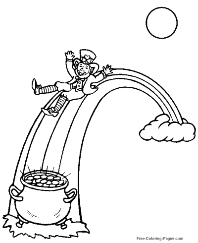 St patricks day coloring pages