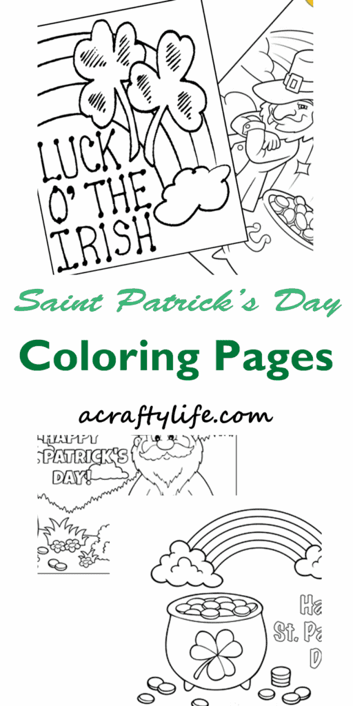 Saint patricks day coloring pages printable