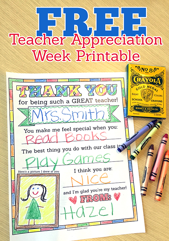 Free printable â and gift ideas â for teacher appreciation week â frugal novice