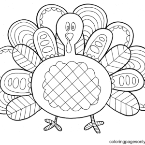 Turkey coloring pages printable for free download