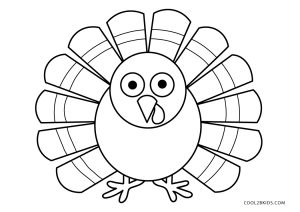 Free printable turkey coloring pages for kids