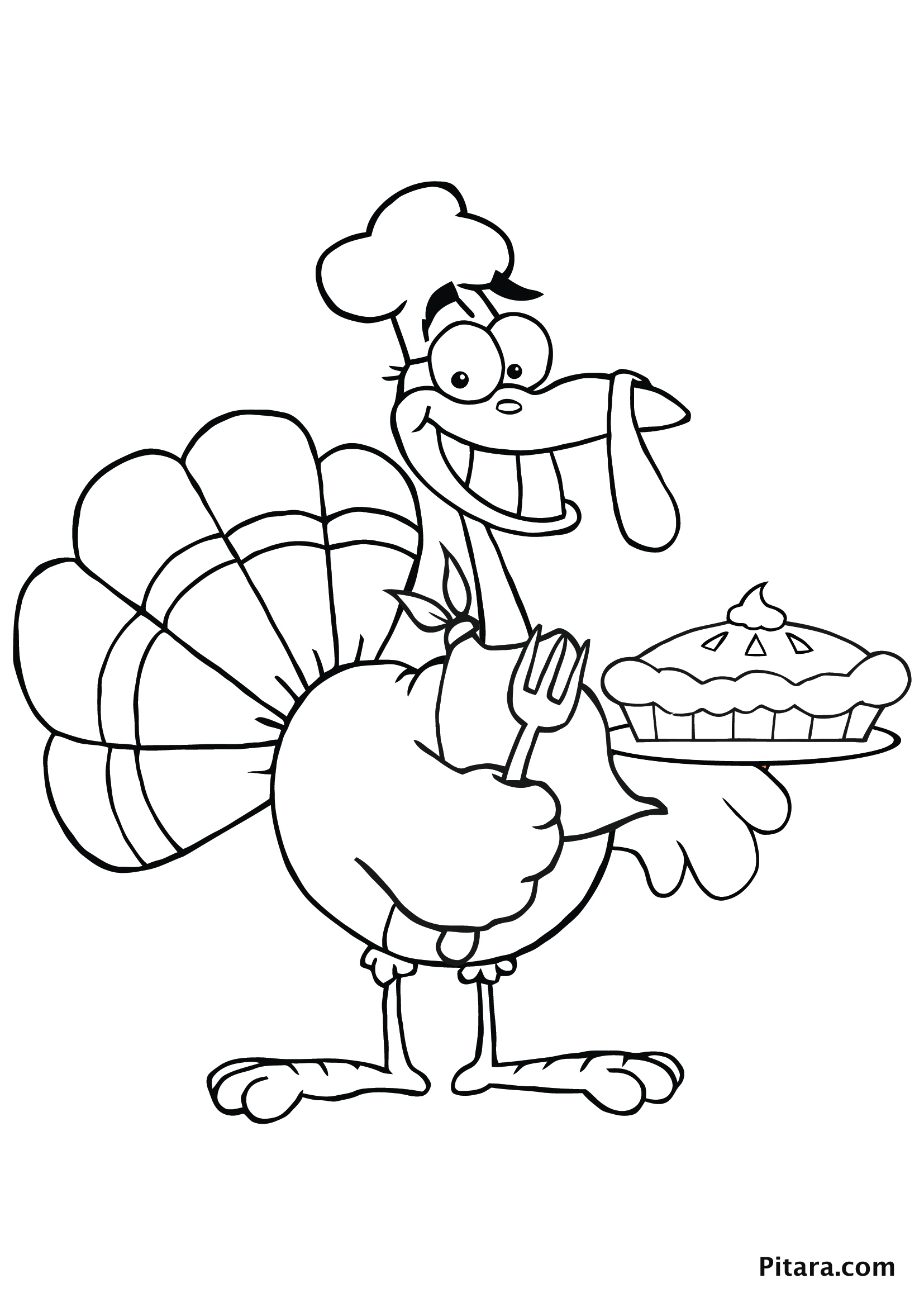 Turkey coloring pages for kids kids network