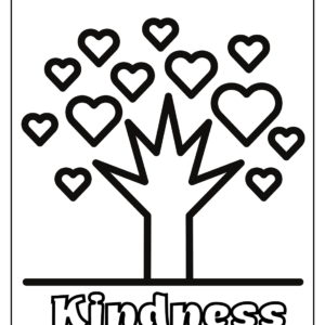 Free kindness coloring pages printable for free download