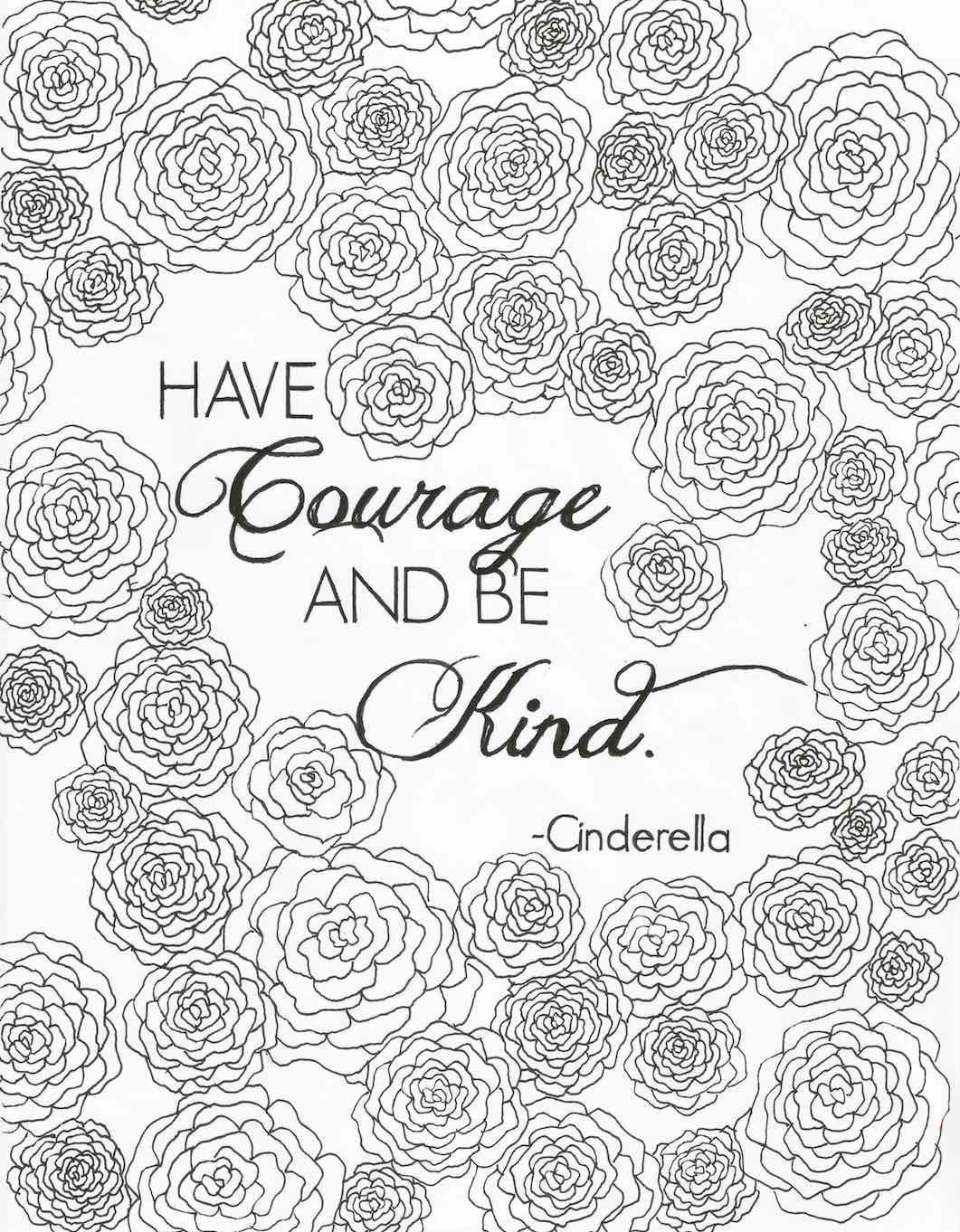 Kindness coloring pages