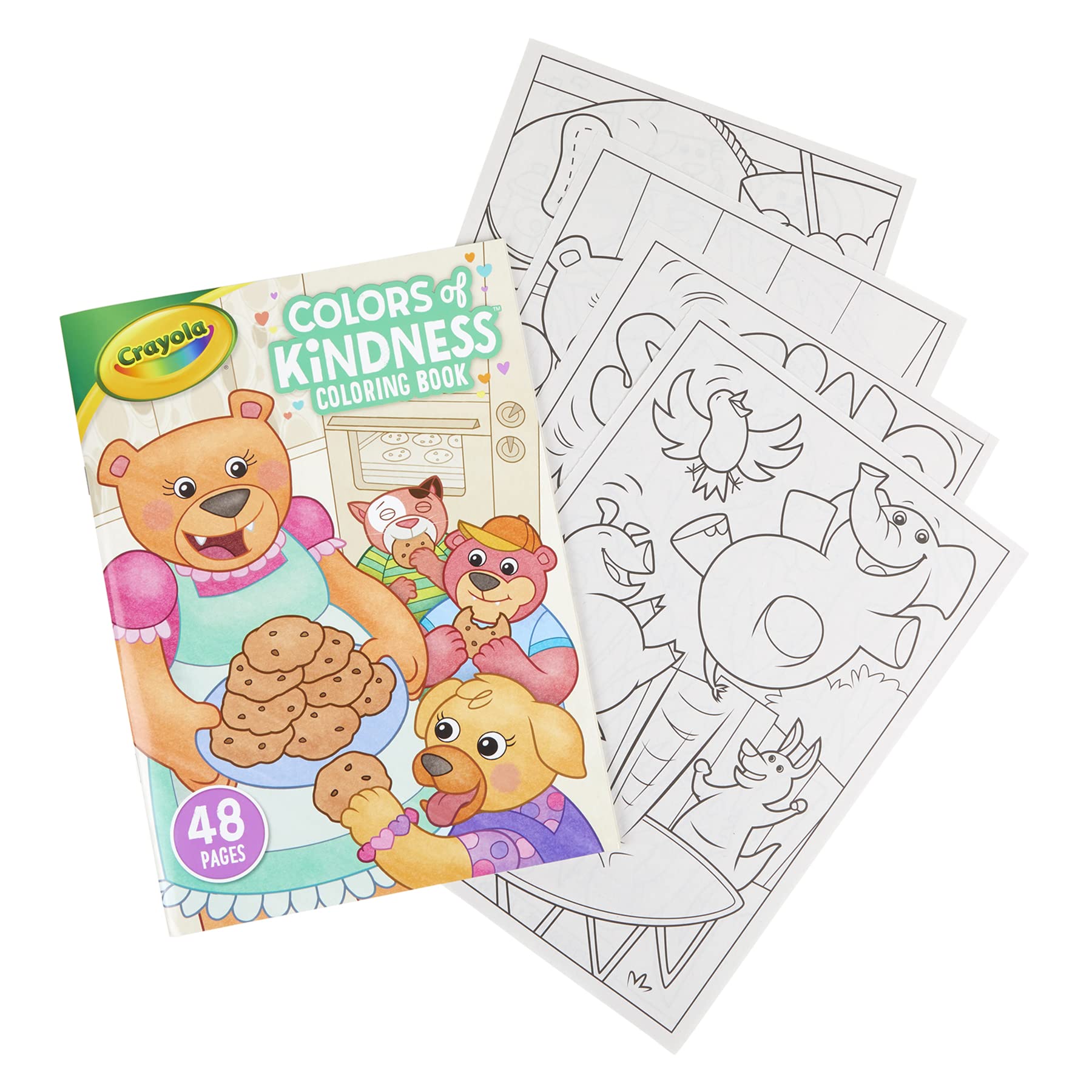 Crayola colors of kindness coloring book pages toys games