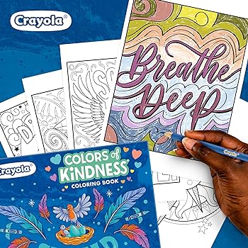 Crayola coloring book colors of kindness gift adult coloring pages everything else