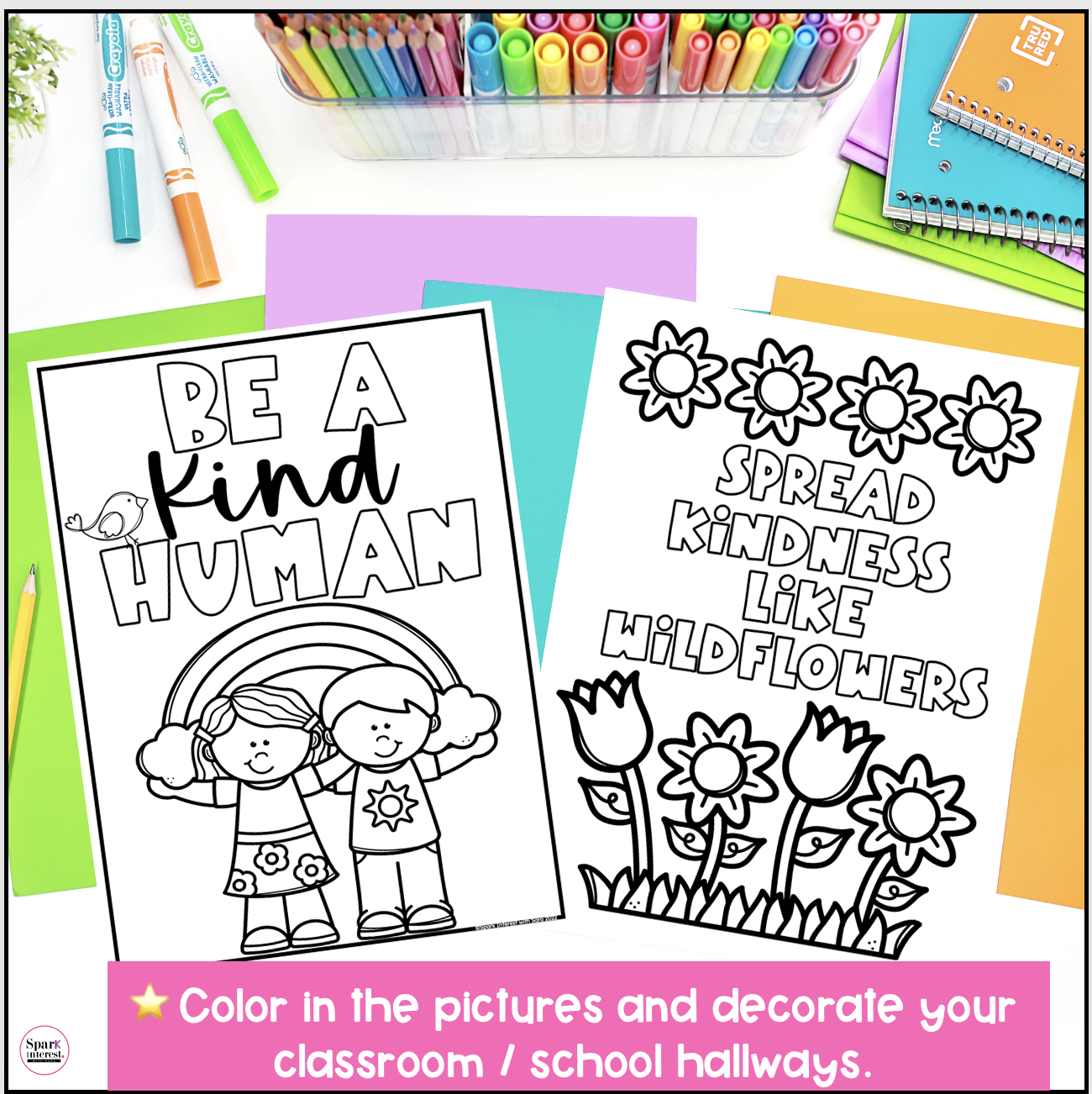 Kindness coloring pages