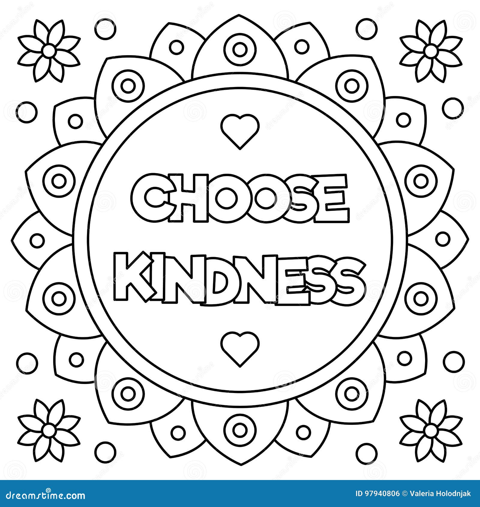 Kindness quote illustrations vectors