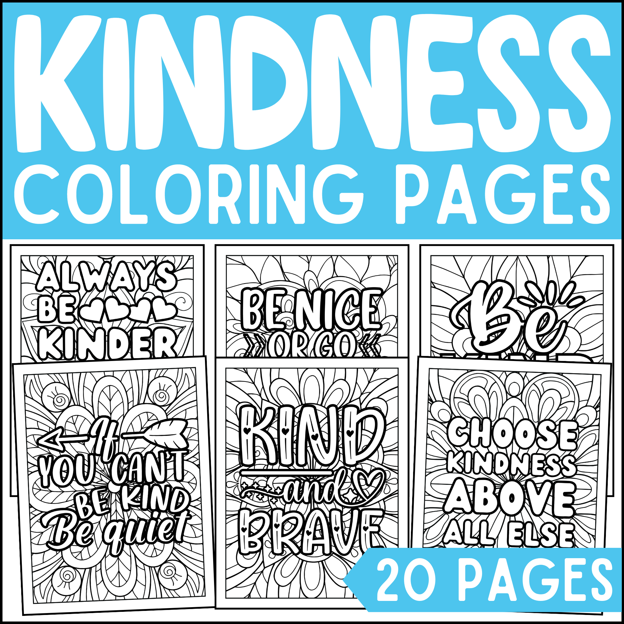 Kindness coloring pages kindness activities random acts of kindness w made by teachers